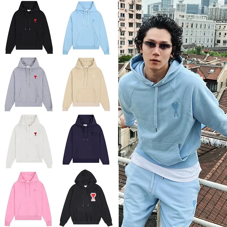 Autumn winter heart-shaped hoodie listing