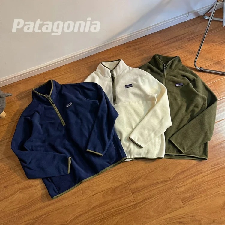 Half-zip polar fleece pullover product listing