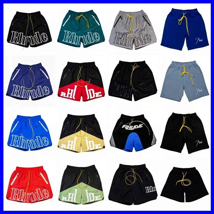 RH drawstring 3m letters reflective hip hop hip hop pants