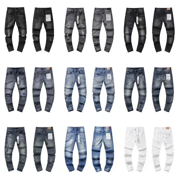 Cross-border foreign trade wholesale purple American high street hole patch trendy retro s