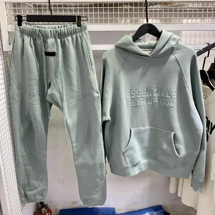Fear of God FOG high street double line ESSENTIALS three-dimensional silicone letters plus