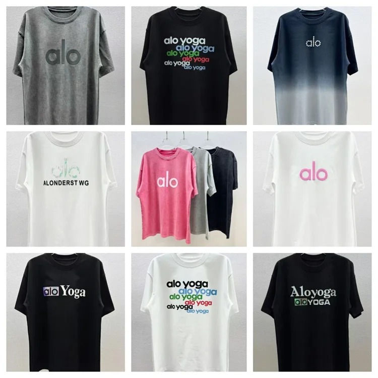 Printed right shoulder round neck short-sleeved T-shirt for men and women new summer casua