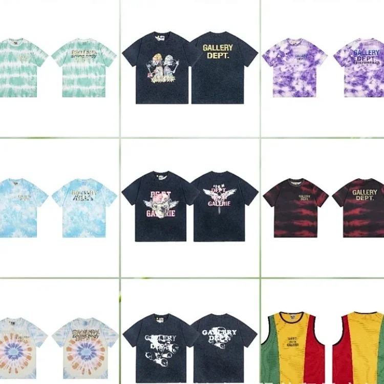 Creative printing European and American super popular brand loose T-shirt Ga