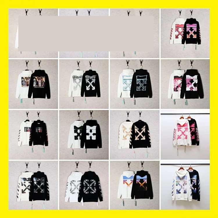 New waist flower arrow graffiti zebra crossing hoodie couple sweatshirt